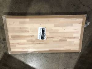 Hampton Bay Solid Wood Countertop  Customer Returns See Pictures