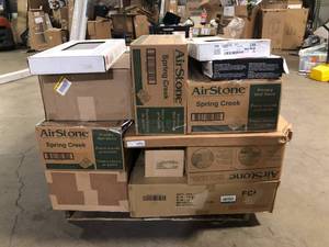 Pallet of Mixed Assorted Flooring Various Models and Conditions Customer Returns See Pictures