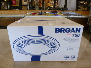lot 46 image: Broan Ventilation Fan with Light and Night Light