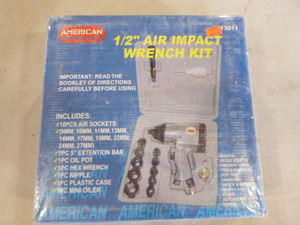 lot 51 image: American Tool Exchange 12 Air Impact Wrench Kit