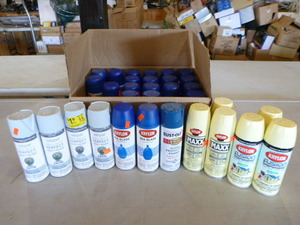 lot 54 image: 32 Cans of Spray Paint