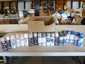 lot 55 image: 32 Cans of Spray Paint