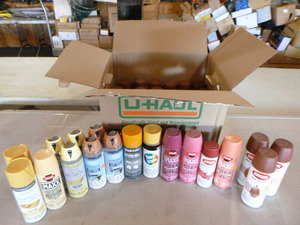 lot 56 image: 32 Cans of Spray Paint