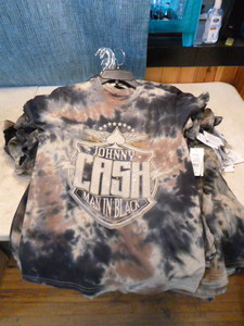 lot 99 image: 24 Johnny Cash Man in Black T-Shirts