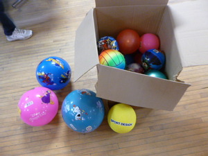 lot 112 image: Box of Rubber Balls