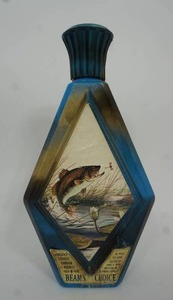 lot 10 image: Vintage Jim Beam Beams Choice J. Lockhart FISH Whiskey Decanter Bottles Rainbow Trout...