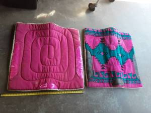 2-Pink Saddle Pads