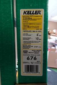 lot 256 image: Keller Medium Duty 6 Ladder