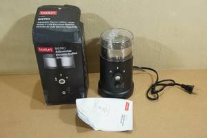 lot 8 image: Bodum Bistro Adjustable Electric Coffee Grinder