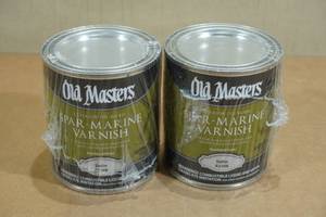 lot 44 image: 2 Pints Old Masters Spar-Marine Varnish Satin Finish