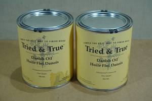 lot 45 image: 2 Quarts Tried & True Danish Oil Polymerized Linseed Oil