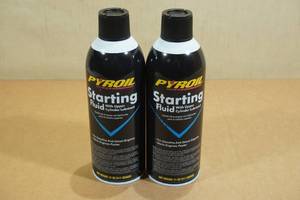 lot 46 image: 2 Pyroil 11oz Starting Fluid
