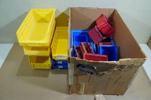 lot 96 image: Assorted Garage Organizer Bins