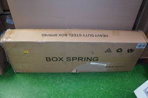 lot 136 image: Heavy Duty Steel 5 Box Spring -Queen