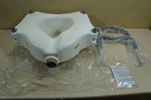 lot 147 image: Raised Toilet Seat with Hand Bars