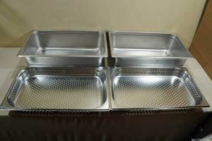 lot 152 image: 2 Sets Steam Pans 13x21x6