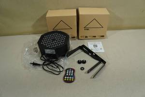 lot 207 image: 2 LED Indoor Party Lights with DMX Control Sound Activated