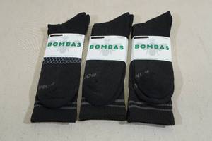lot 233 image: 3 Pairs Bombas Tall Socks -XL