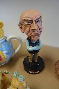 lot 248 image: Assorted Collectables - Walter Bobblehead, Gnome, Bears, Precious Moment