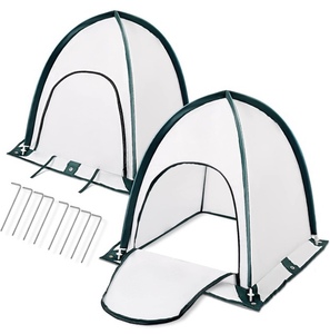 lot 50 image: 2 Pack Sumgrow Pop-Up Plant Covers Freeze Protection Tents
