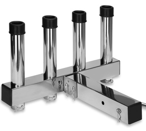lot 150 image: Miumoom Universal Fishing Rod Holder Hitch -Stainless Steel