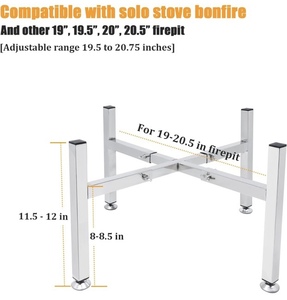 lot 153 image: Lamudo Stainless Steel Fire Pit Stand