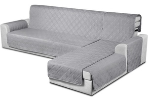 lot 160 image: Taococo Waterproof Sectional Couch Cover -XL, Gray