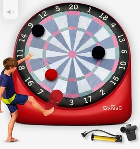 lot 172 image: Swooc Games Giant Kick Dart Yard Game
