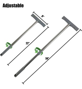 lot 208 image: 20-Pack Adjustable Handheld Sign Holder for Parade