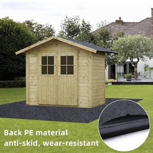 lot 215 image: Outdoor Storage Shed Waterproof Mat 8.2x8.2