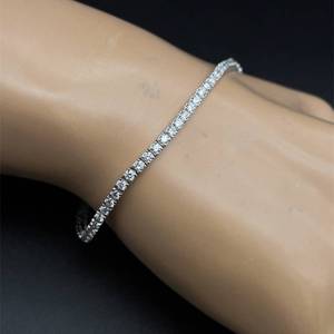 NEW 3.00 CARAT VS CLARITY Diamond Classic Tennis Bracelet in 14k White Gold $7,249 Retail (Appraisal Included)