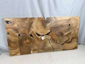 New Teak Root Decorative Wood Panel - Cracked