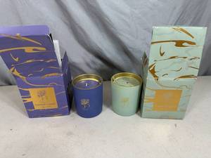 2 New Candles with Boxes
