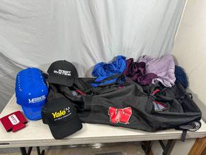 Large Roll Away Wisconsin Bag, New Hats, Linens, Etc