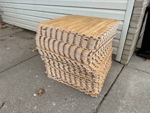 65 Interlocking Foam Floor Tiles - Used