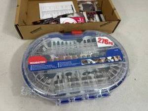 New 276 Piece Rotary Tool Accessory Kit with Hard Case