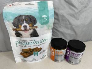New Dog Supplements  Vitamins and Dental Sticks