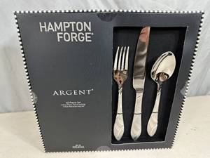 New Hampton Forge Argent 45 Piece Silverware Set