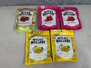 5 New Bags Wiley Wallaby Licorice