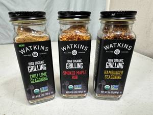 3 New Watkins Grilling Spices