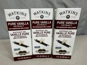 3 New Watkins PURE Vanilla Extract