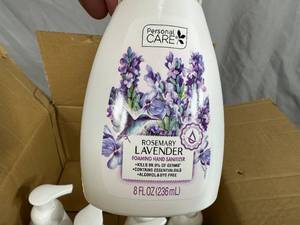 12 New Rosemary Lavender Foaming Hand Sanitizer with Essential Oils