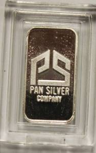 One Gram Bar Of .999 Fine Silver