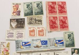 Assorted Vintage Un - Used Stamps