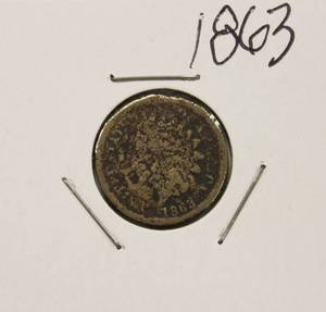1863 Indian Head Penny