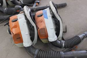 Lot Of 2 STIHL  BR 380 Pack Pac Leaf Blowers, Gas Operated, Sold For Parts Or Repair, Not Working