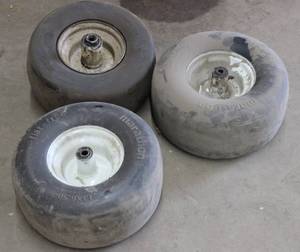 Lot Of 3 Marathon, 13 X 6.50 - 6 Lawn Mower Wheels