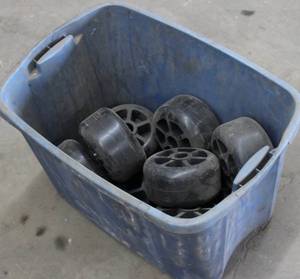 Lot Of Lawn Mower Casters