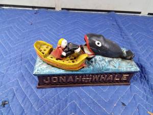 lot 117 image: Jonah and the whale mechanical bank