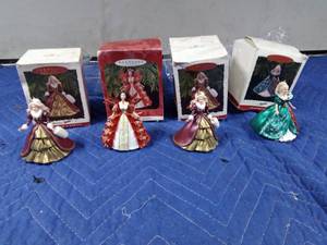 lot 138 image: 4 hallmark Barbie ornaments